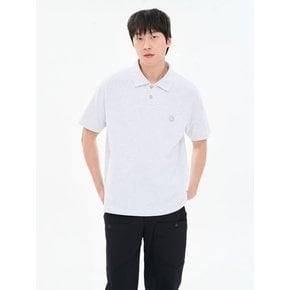 남성 코튼 100% PK 라그란 변형 단작 카라 티셔츠 CXS26MKKT309 GRY