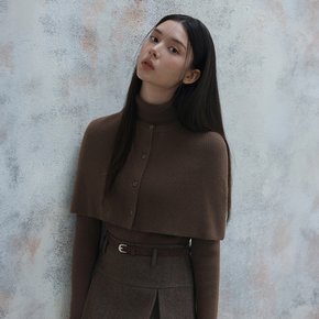 [26 F/W] 케이프 레이어드 터틀넥 니트 ITQAZPO760