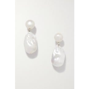 Silver Pearl Earrings 실버