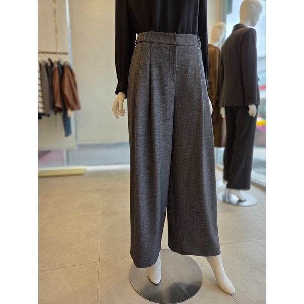 [여주점] [더 아이잗] 여성 울 블렌드 투 턱 슬랙스 팬츠(IRAA0SL031)