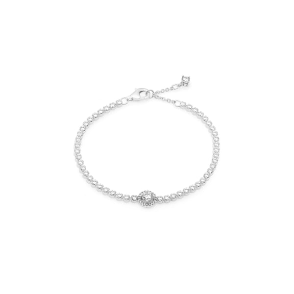 스파클링 헤일로 테니스 실버 팔찌 599416C01