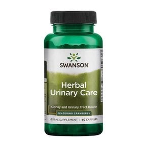 허벌 유리너리 케어 60캡슐 Swanson Herbal Urinary