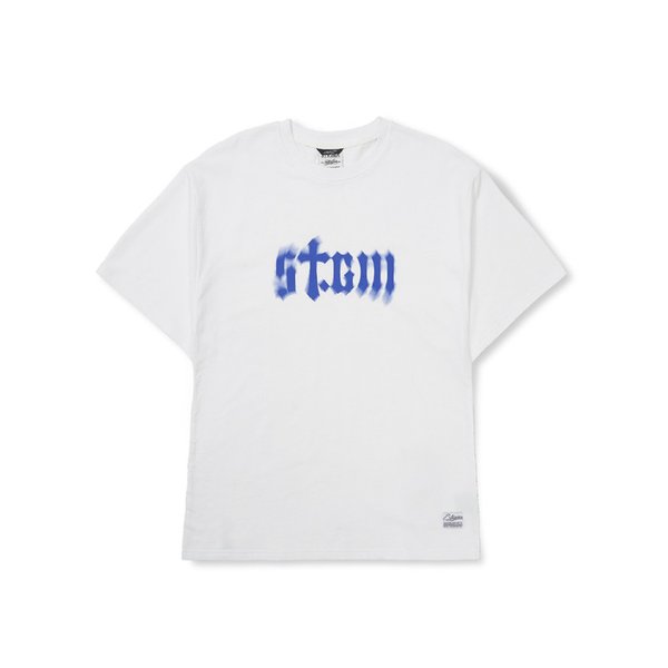 Blur STGM Semi-oversized T-shirts White