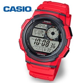 [정품] CASIO 카시오 AE-1000W-4A 방수 전자 군인시계