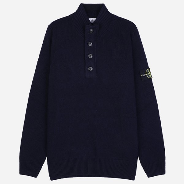 [시흥점] 5F 5100040 S00A3 V0020 와펜 패치 버튼 니트 네이비