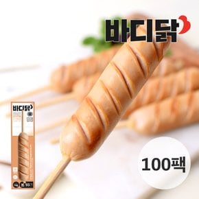 [바디닭] 오리지널 닭가슴살 소세지 꼬치 100팩