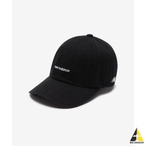 뉴발란스 NBGDEFE502 C-64 LETTER LOGO BALLCAP (BLACK)