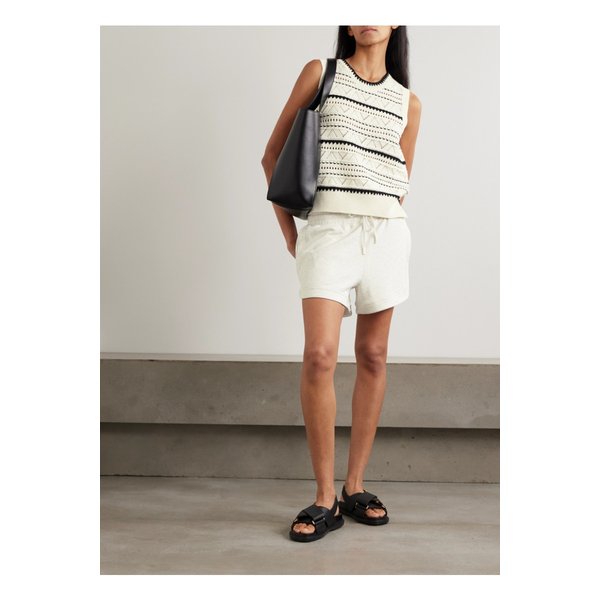 발리 아테나 투톤 포인텔 니트 코튼 베스트 오프 화이트 1647597359813253