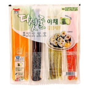 일미농수산 다섯줄 야채 김밥 세트 245G (WF5FC4D)