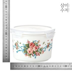 잉글랜드 도자기 원형 밀폐용기 특대 1100ml