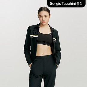 [24SS 60% ▼] W 에센셜 트리코트 트랙집업 (BKS)