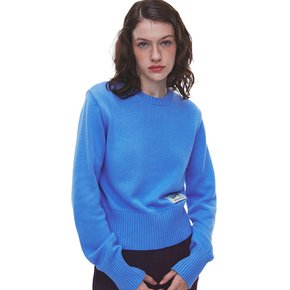 Basic Knit Sweater - Blue Sky