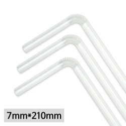 일회용 7mm 자바라 투명 빨대 스트로우 1박스 8000개 / 벌크포장 - SSG.COM