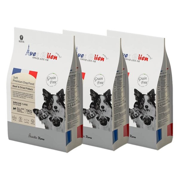 아벡시앙 소프트 프리미엄 사료 3kg(애견 강아지 노견 사료)