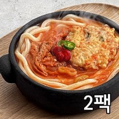  얼큰이 튀김김치우동 412g x 2팩