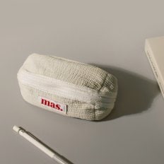 Hapoom pencil cosmetic pouch _ Beige