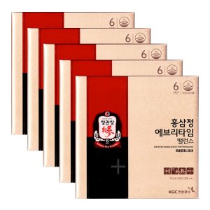 정관장 홍삼정 에브리타임 밸런스 10mL x 30포 5박스(쇼핑백포함)