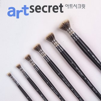  새한아트 아트시크릿 685 F 오일 아크릴 브러쉬 납작 붓