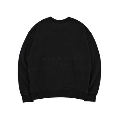 RACING LOGO SWEAT SHIRT BLACK-레이싱로고