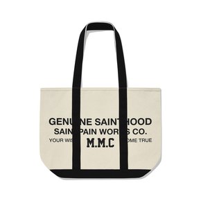 SP G SAINT LOGO TOTE BAG-IVORY