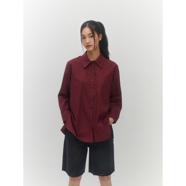 뒷트임 포인트 블라우스 AQ3WB862