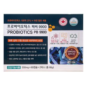 프로바이오틱스 피비 9900 550mg 60캡슐 x2박스_P415729845