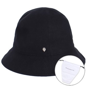 헬렌카민스키 24SS 여성 플로라 클로슈햇 블랙 더스트백 포함 HAT51518 BLACK PKG