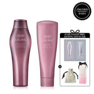 서브리믹 [염색모발] 루미노포스 샴푸 250ml+트리트먼트 250g [체험팩 샤셰 2종+파우치+기프트박스]