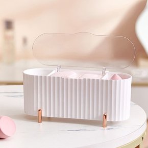 칸막이 화장솜 면봉 화장대 수납정리함