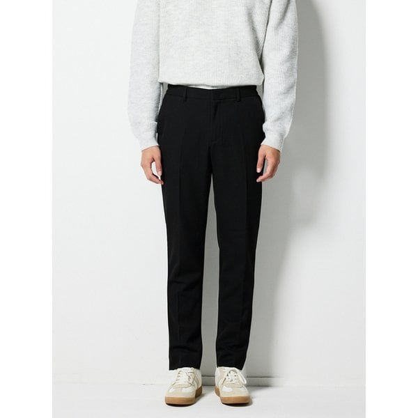 어반 에센셜 약기모 슬랙스_블랙 (테이퍼드핏)