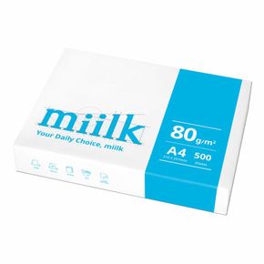 밀크 A4용지 80g 1권(500매) Miilk(ns)[35804467]