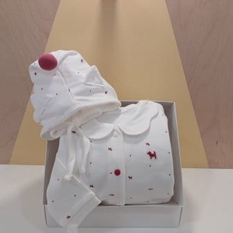 블루독베이비 **RD)BI모달카라우주복,모자 선물세트(44A70-041-07+44A70-010-06)