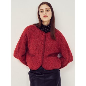 보카바카 Boucle Yarn Knit Jacket VC239OCD003M