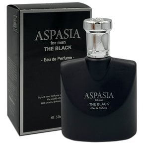 (3개) 아스파시아 오드 퍼퓸 포 맨 남자향수 더 블랙 50ml
