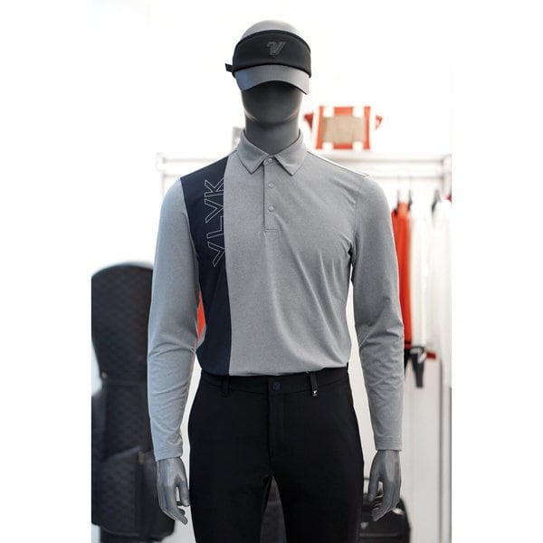 [여주점] 골프웨어 남성 골프 배색포인트 제에리 긴팔 티셔츠 SO904