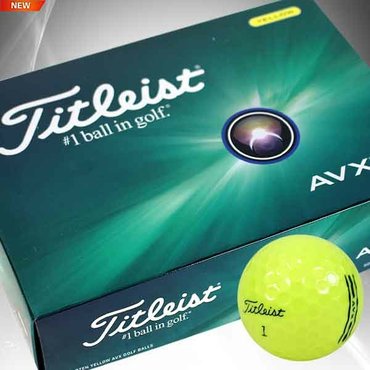 타이틀리스트 2024년 Titleist AVX 골프볼(옐로우)[1더즌12알]