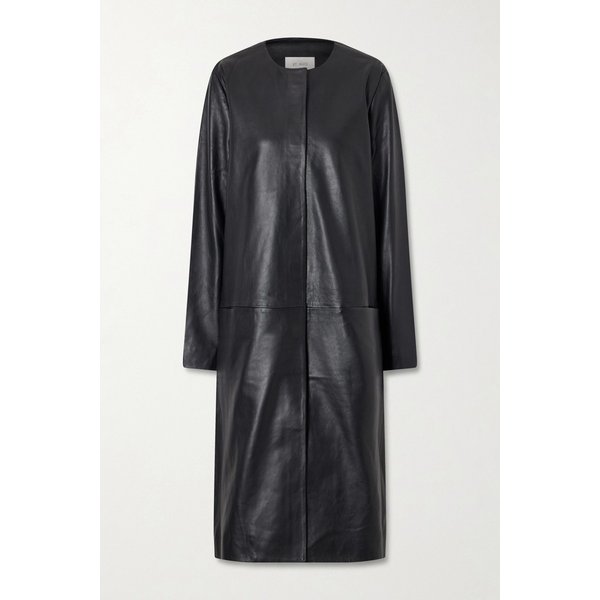세인트 아그니 미니멀 가죽 코트 46376663163015773
