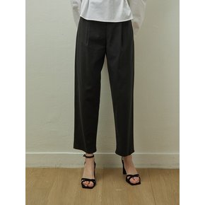 Bio cotton wide slacks_BLACK