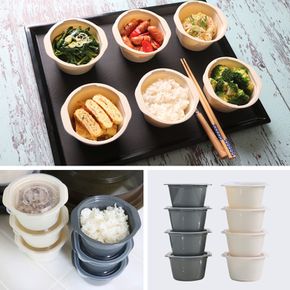 티본 쿡앤밥275ml소12p 바디칼라-밥팩 전자렌지용기