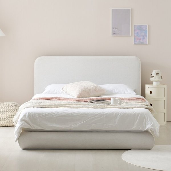 베키 조야 아쿠아텍스 기능성 패브릭 평상형 침대 Q 독립 유로탑매트 [착불]