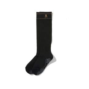W T-LINE LOGO POINT KNEE SOCKS 블랙 EVR LS3YS73F BK