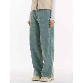 벨벳 와이드 팬츠 민트_VELVET WIDE PANTS MINT