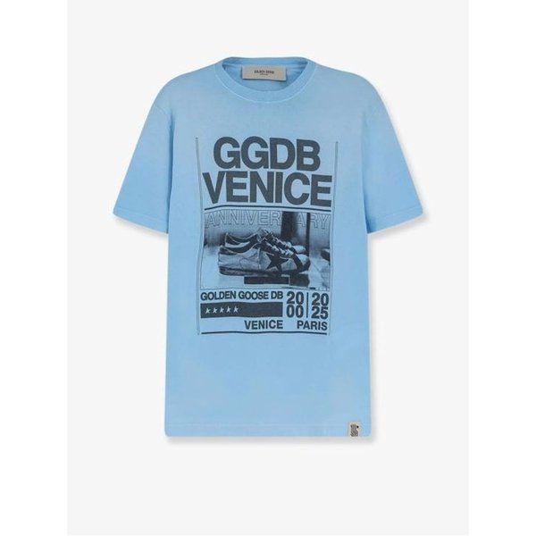 26SS 골든구스 반팔 티셔츠 GMP01220 P002368 50977 CRYSTAL SEAS DOM