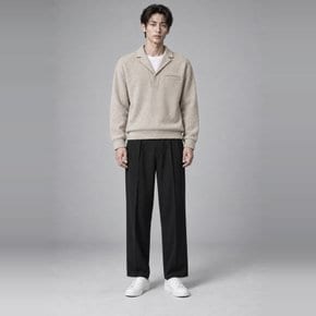 남성 울혼방 테일러드 카라 니트 풀오버 겨울 래글런 스웨터 CXS26WKKTA13 BEI