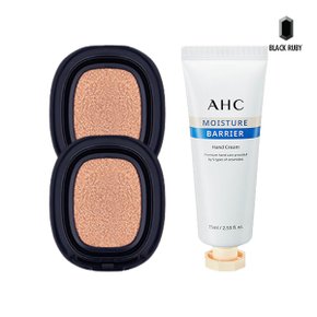 씨뮤즈 매직쿠션 리필 21호 x2 + AHC 핸드크림 75ml