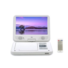 DV100 휴대용 LED DVD플레이어 USB CD리핑 차량용 캠핑용 영화 음악 코드프리 블루투스 리모컨-