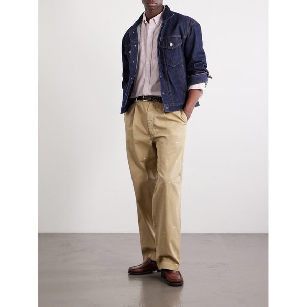 빔스 버튼다운 칼라 스트라이프 코튼 셔츠 46376663162982659