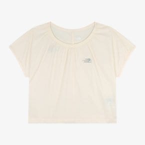 [노스페이스 키즈 공식] 걸즈 아이스맥스 반팔 티 NT7US31U_CRE
