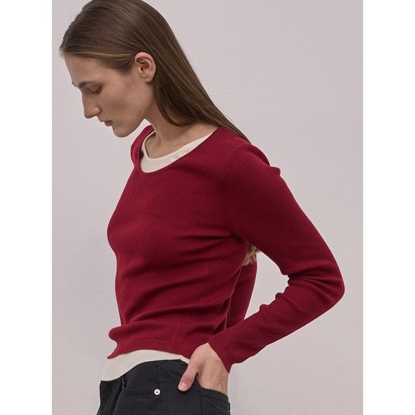 Layered Knit  Ts_3Color