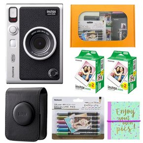 에보 선물 BOX 세트 B 후지필름 체키 하이브리드 즉석카메라 instax min